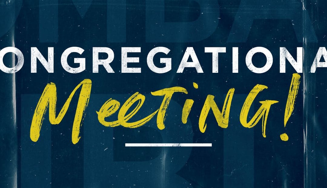Congregational Meeting
