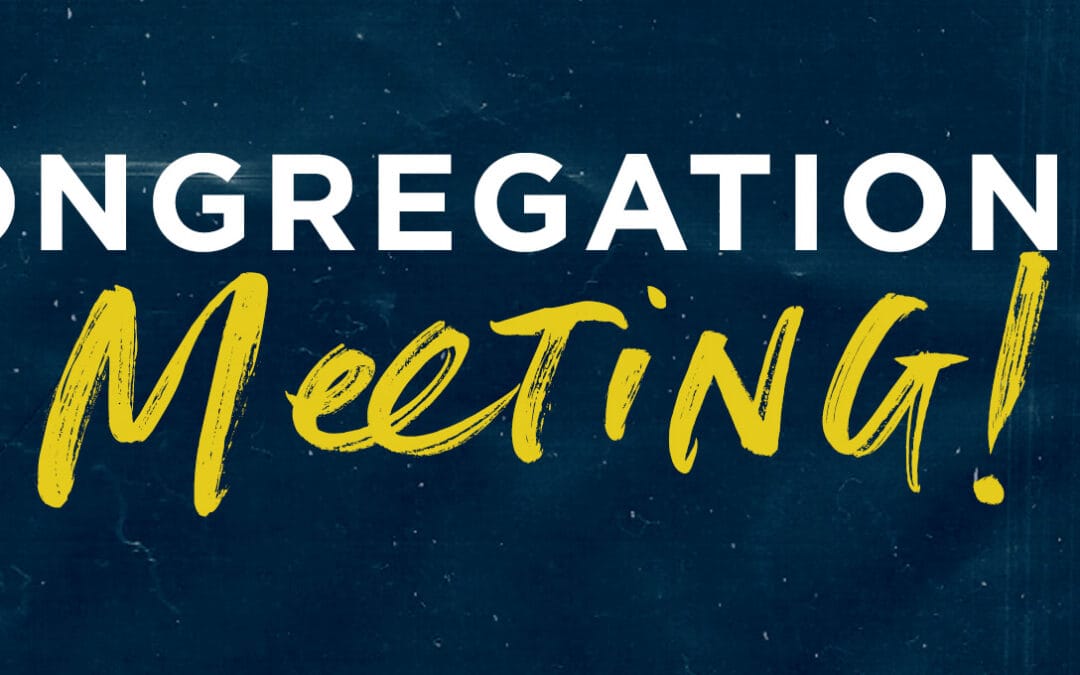 Congregational Meeting